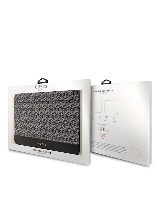 Guess GCube Stripes Θήκη για Laptop 14" σε Μαύρο χρώμα