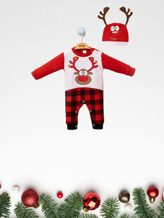 Pabbuc Baby Bodysuit Red
