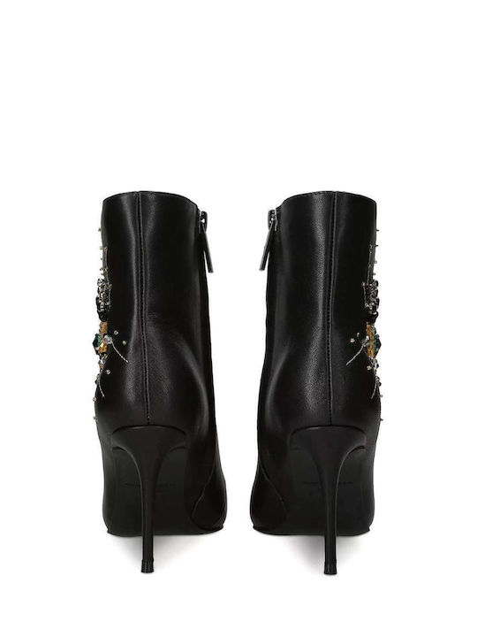 Belgravia Eye Leather Women's Ankle Boots Black