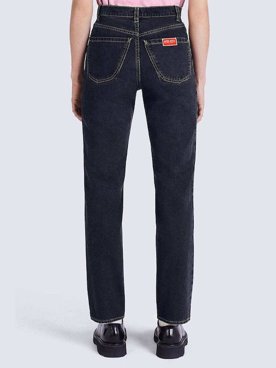 Kenzo High Waist Women's Jean Trousers in Slim Fit