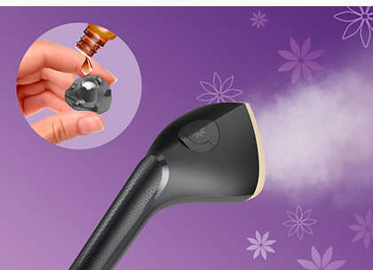 Philips Hand Garment Steamer 2000W with Container 2lt Black