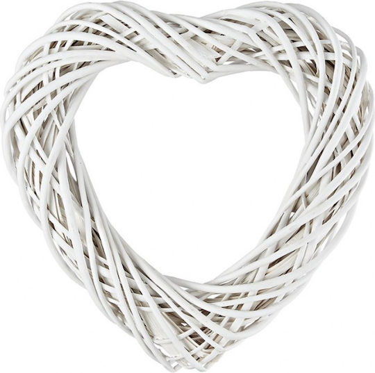 Palma Emporio Wood Decorative Element for Wedding Favors White 1pcs