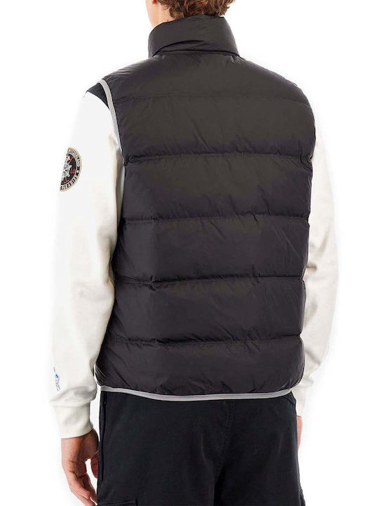 La Martina Men's Winter Sleeveless Puffer Jacket Black