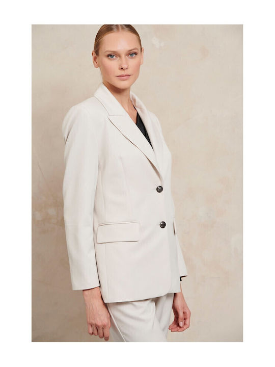 Matis Fashion Women's Blazer White