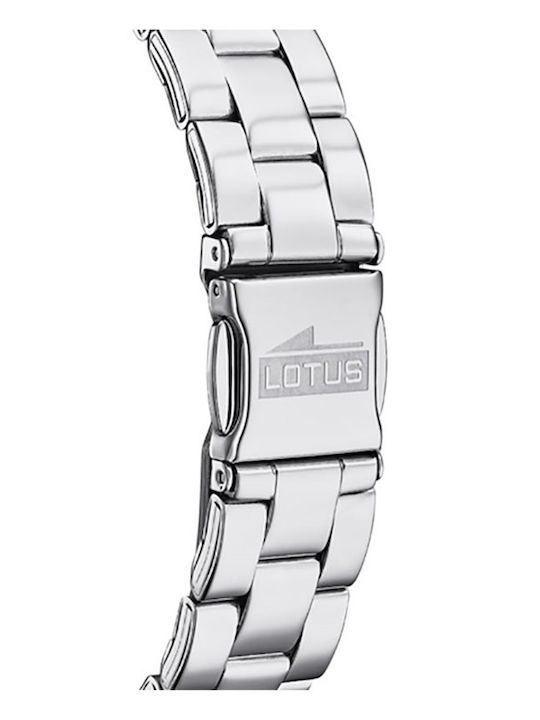 Lotus Watches Ρολόι Μπαταρίας με Μεταλλικό Μπρασελέ Lotus Watches Ρολόι Μπαταρίας με Μεταλλικό Μπρασελέ