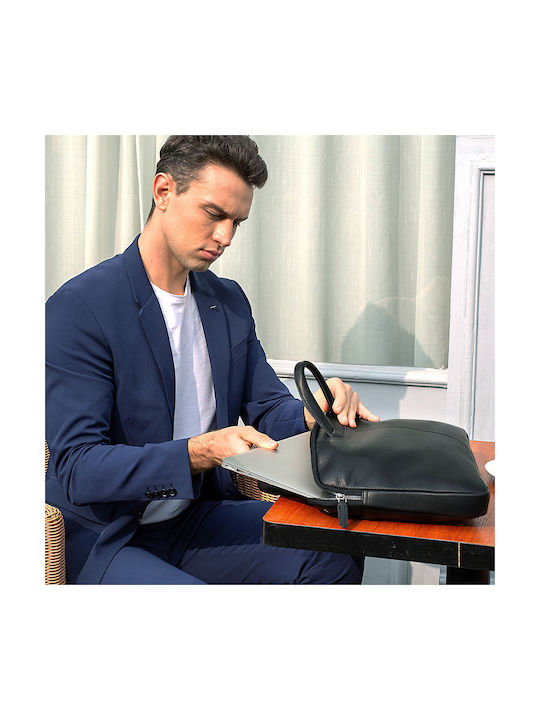 Cardinal Leather Men's Briefcase Black