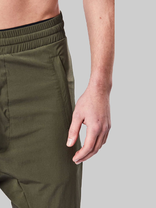 Elastic Green Men's Trousers