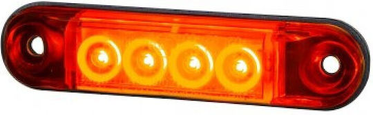 Horpol Lumina de Volum a Camionului 12 / 24V - Roșu LD2329