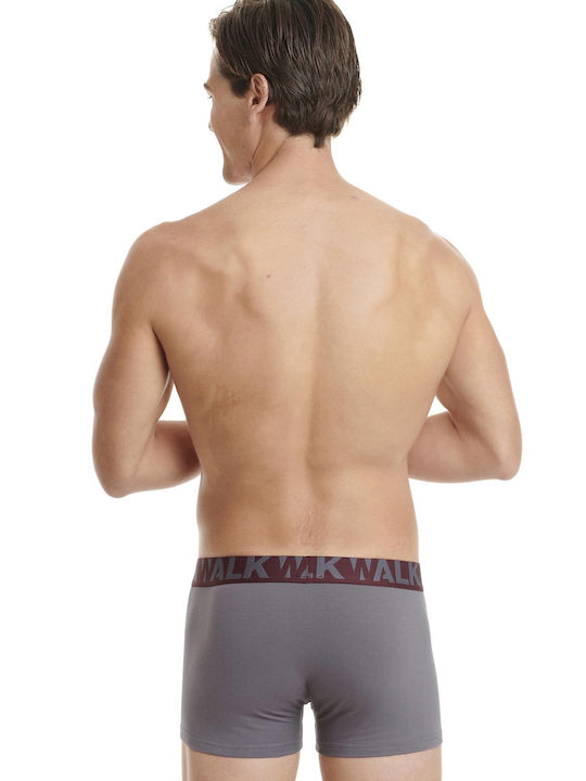 Herren Boxershorts Grey / Gray 2Packung