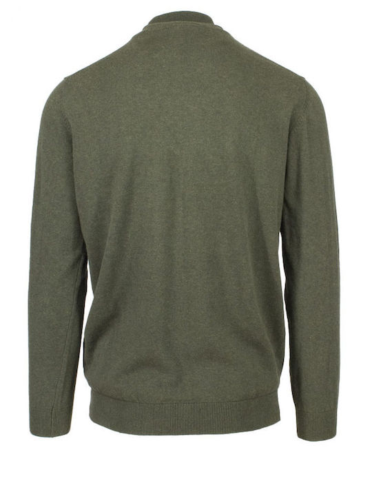 Pre End Men's Long Sleeve Sweater Turtleneck Green