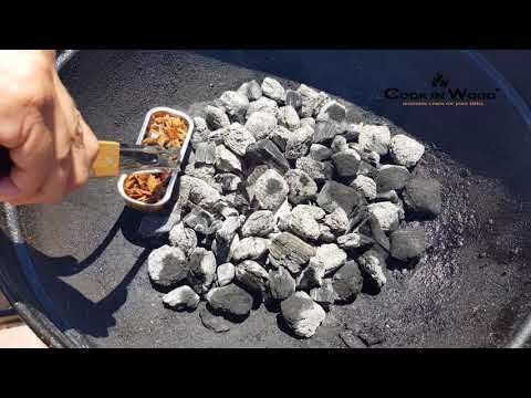 Cook in Wood Chips Ξύλου Räuchern für Grill mit Aroma Mandel 50gr 3Stück