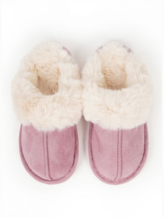 Piazza Shoes Women's Slippers with Fur Purple