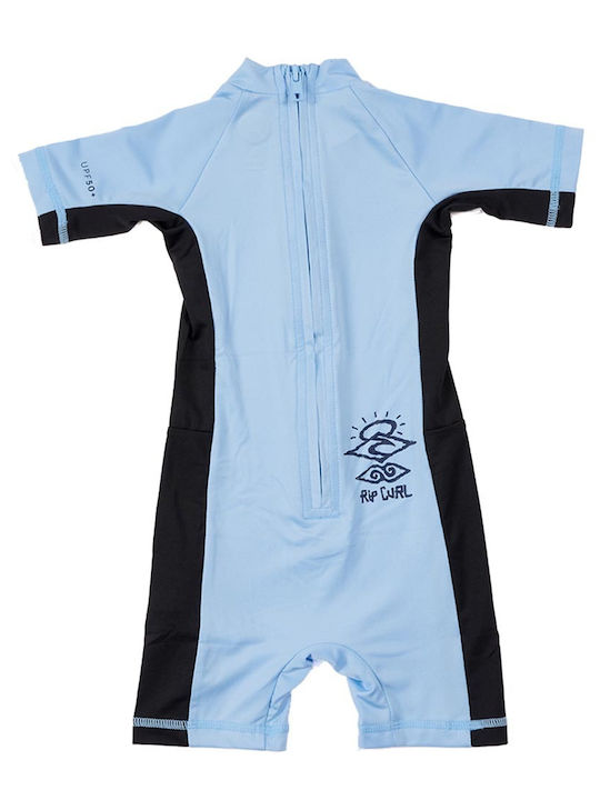 Rip Curl Kids Swimwear One-Piece Sunscreen (UV) Light Blue