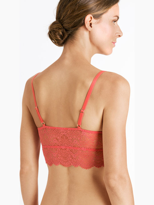 Hanro Bralette Σουτιέν Πορτοκαλί