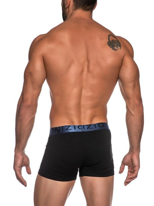 Men's Boxers Black Bordeaux/Blue 2Pack
