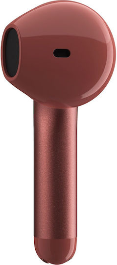 Fresh 'n Rebel Twins 3 In-ear Bluetooth Handsfree Căști cu Rezistență la Transpirație și Carcasă de Încărcare Safari roșu