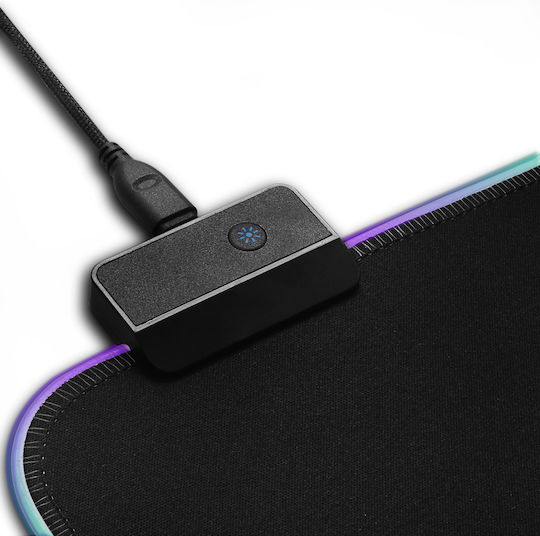 Yenkee Ypm 3006 Gaming Mouse Pad με RGB Φωτισμό μέσω USB Μαύρο