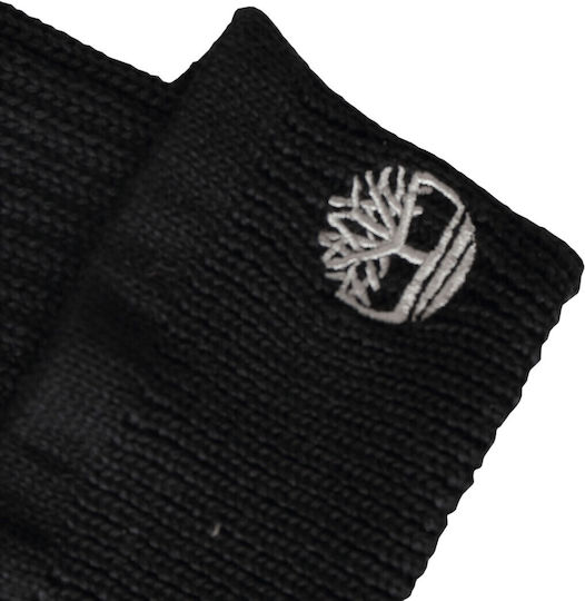 Beanie Unisex Beanie mit Rippstrick in Schwarz Farbe