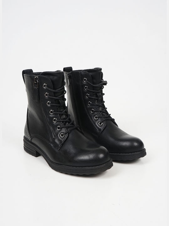 Pegada Women's Combat Boots Black