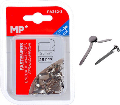 Madrid Papel Set of 25pcs Paper Clips 25mm PA352-3