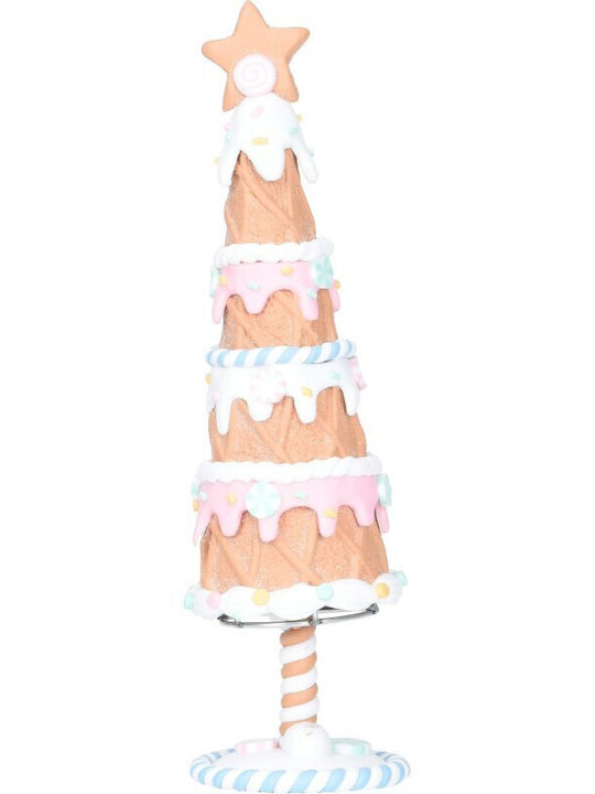 JK Home Decoration Christmas Decorative Tree Cone 20cm Pink