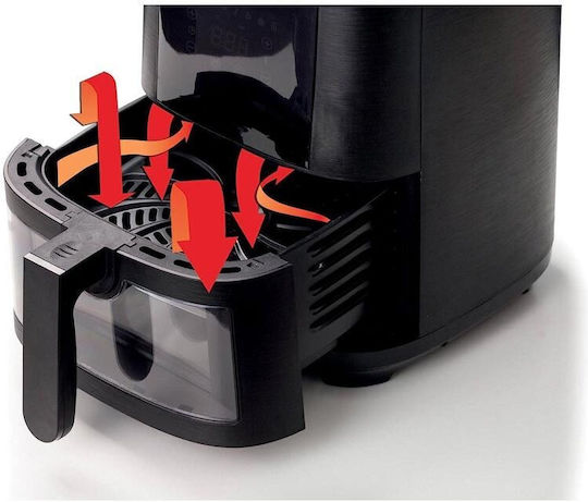 Royalty Line Air Fryer 6.5lt Μαύρο RL-AF-5408