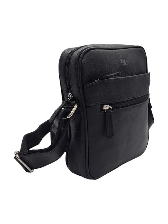Leather Men's Bag Shoulder / Crossbody Black