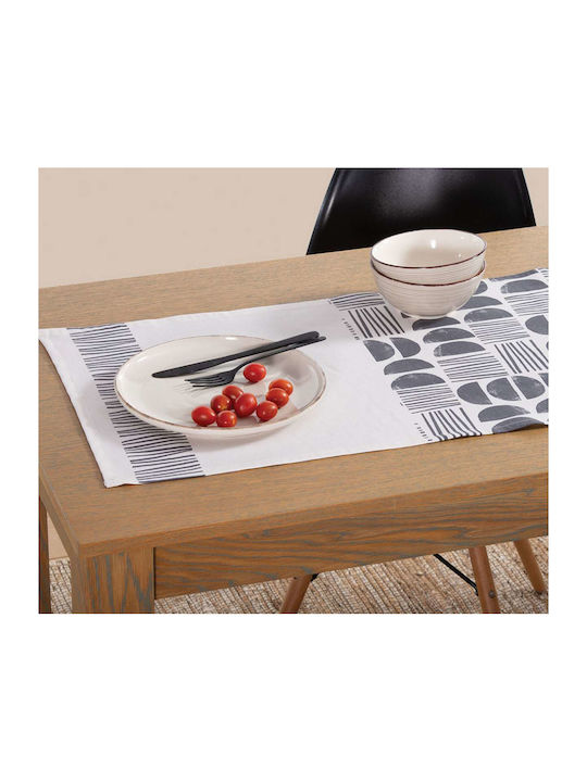 Nef-Nef Homeware Läufer Xavier Natural/Black 45x140cm