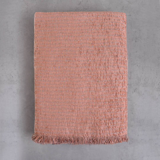Rythmos Rachel Ριχτάρι Πολυθρόνας Δύο 'Οψεων Chenille 180x160εκ. Μοβ