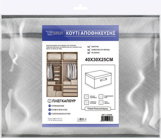 Tpster Stoff Aufbewahrungsbox mit Deckel