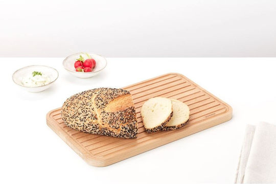 Brabantia Rectangular Wooden Chopping Board Set for Bread Green 40x25cm 3pcs