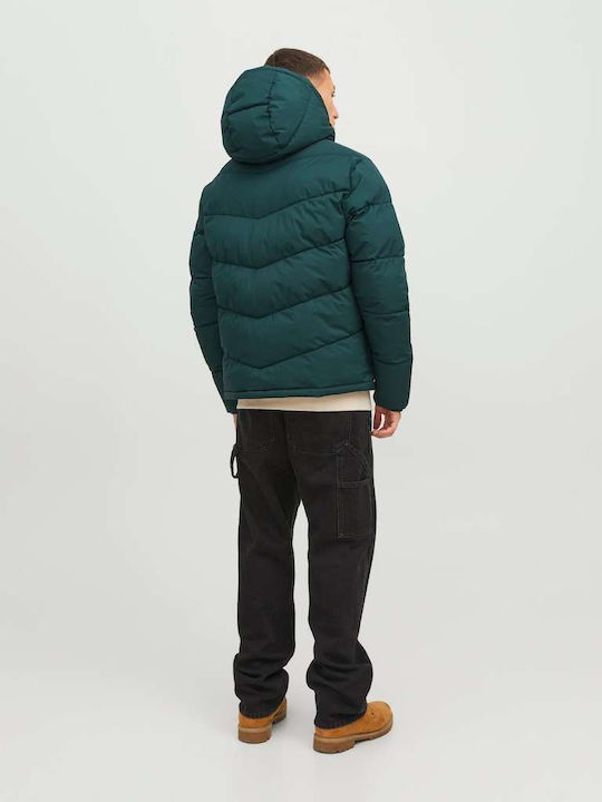 Jack & Jones Winter Jacket Puffer Waterproof Green