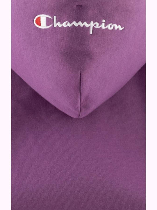 Women's Sweatshirt Jacket Hooded Purple
