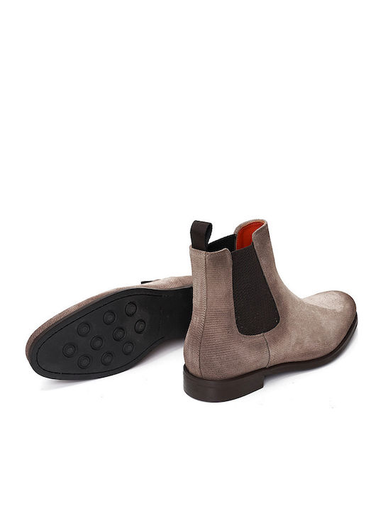 Suede Gri Ghete Chelsea