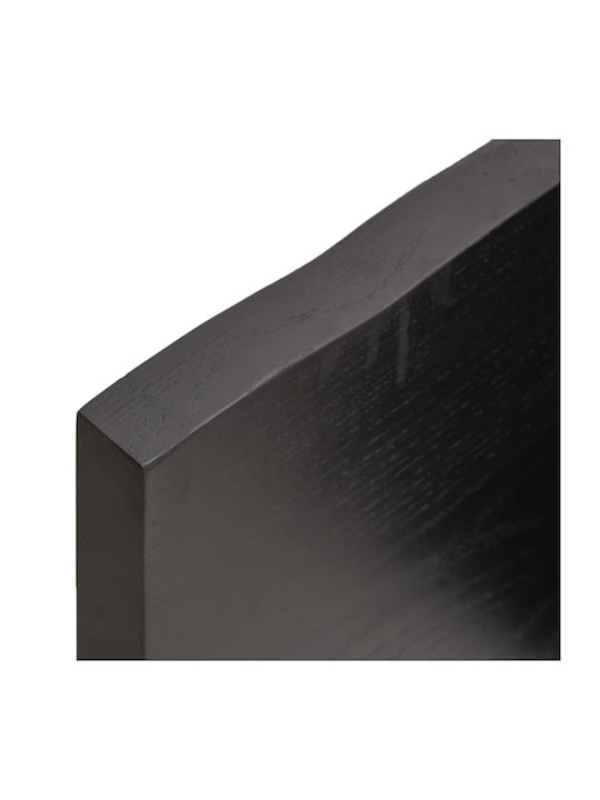 vidaXL Dreptunghiulară Suprafața mesei din Lemn Masiv Sk Grey 180x50x4cm 364042 1buc