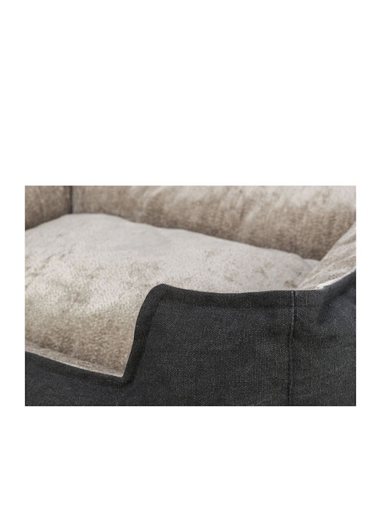 Trixie Nordic Föhr Sofa Dog Bed Black 80x60cm.