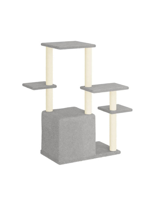 vidaXL Scratching Post Cat Trees Gray 5 levels 86x54x97.5cm