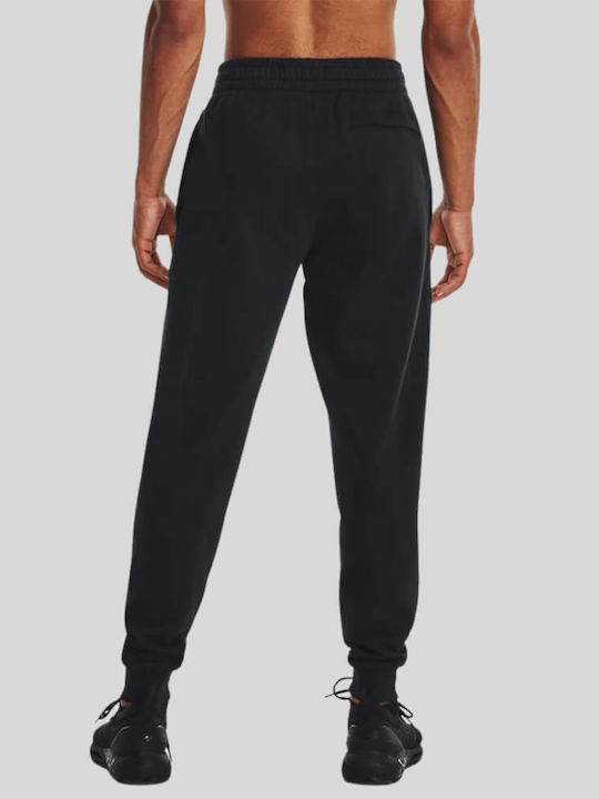 Under Armour Rival Pantaloni de trening cu elastic Fleece - Polar Black.