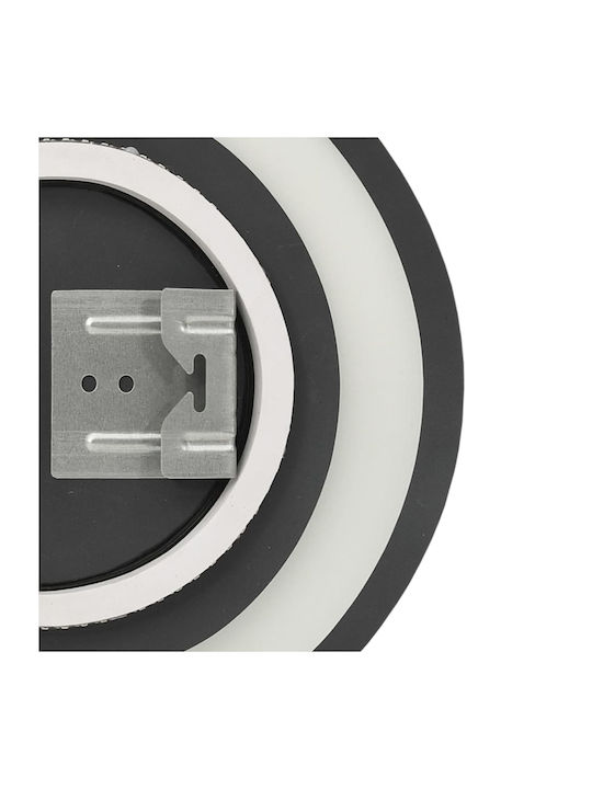 vidaXL Round Bathroom Mirror Led 50x50cm Transparent