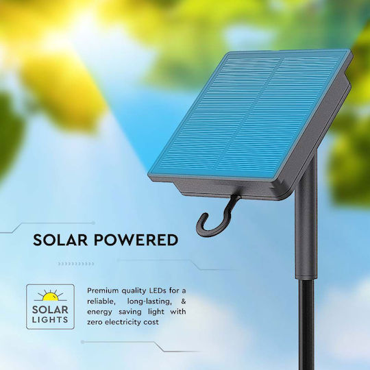 V-TAC Lampă Solară 1.2W 120lm Alb Natural 4000K cu Telecomandă IP67 18.5cmx20cmx5.5cmcm
