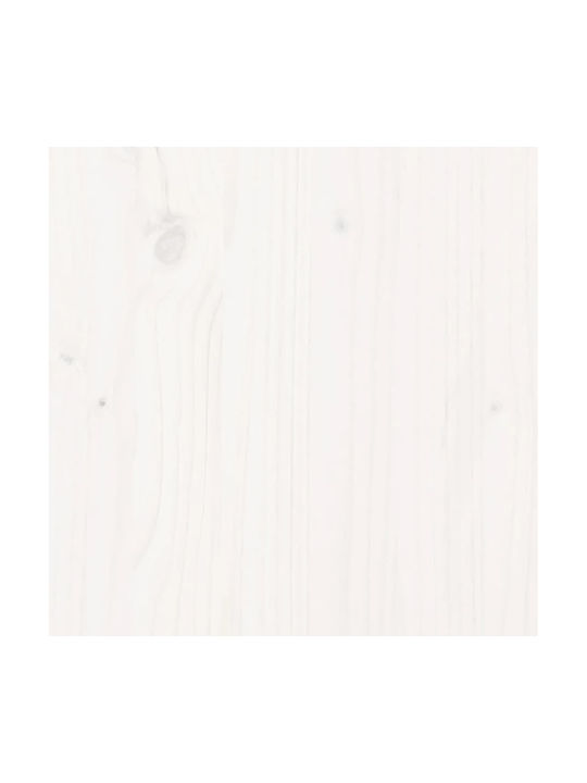 Stool for Bar Outdoor White 40x36x75cm