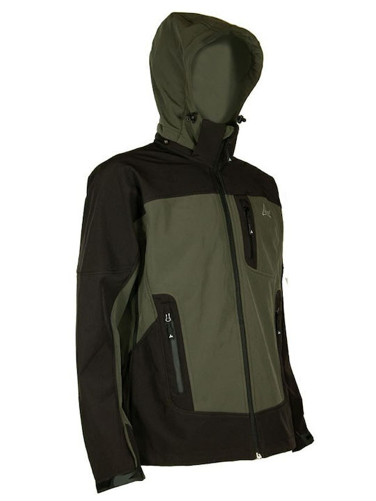 Winter Jacket Softshell Waterproof and Windproof Khaki