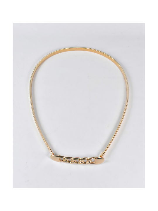 Elastic Women's Belt Gold