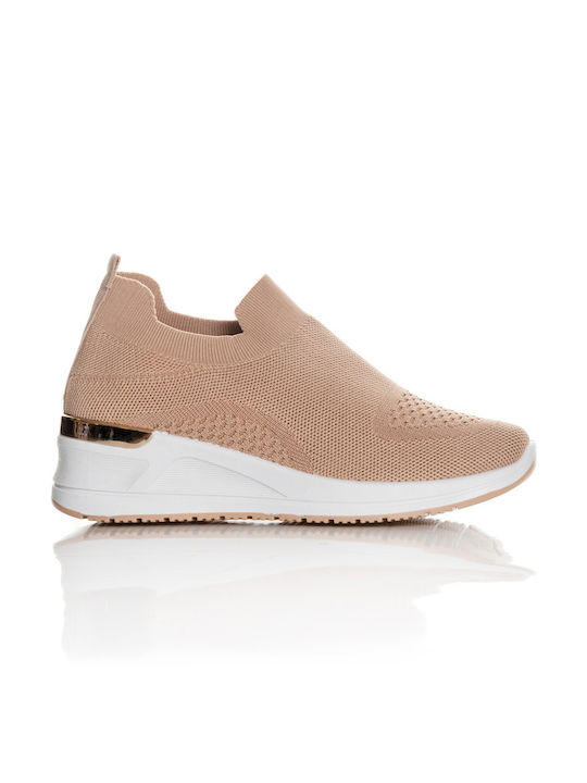 Shoe Art Damen Sneakers Beige