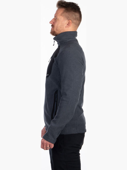 Ανδρική Ζακέτα Fleece Μαύρη