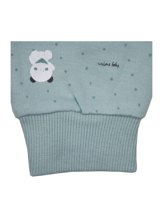 Papillon Kids Kinder Schlafanzug Winterlich Türkis