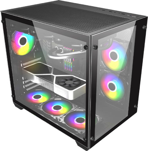 Vengeance Viper V4 Desktop PC Ryzen 5 5500 16GB DDR4 512GB SSD Radeon RX 6400 Kein Betriebssystem