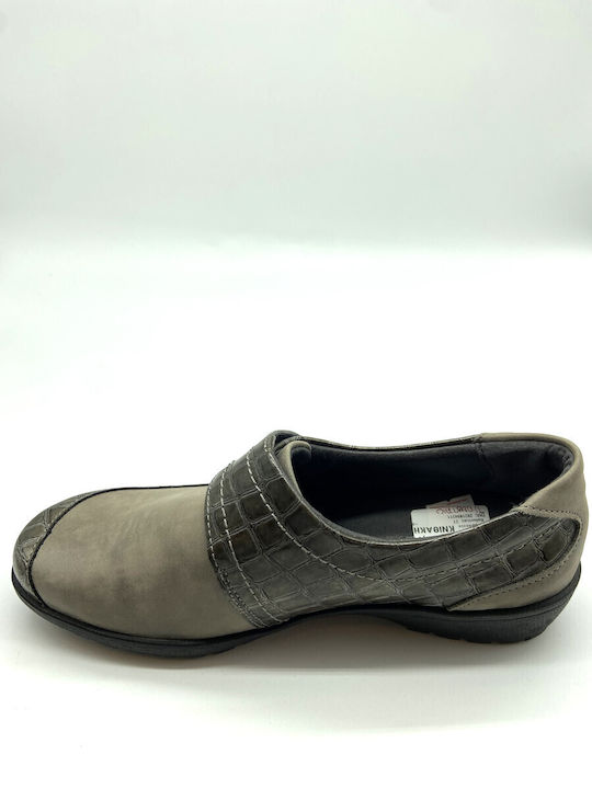 Suave Women's Moccasins in Gray Color