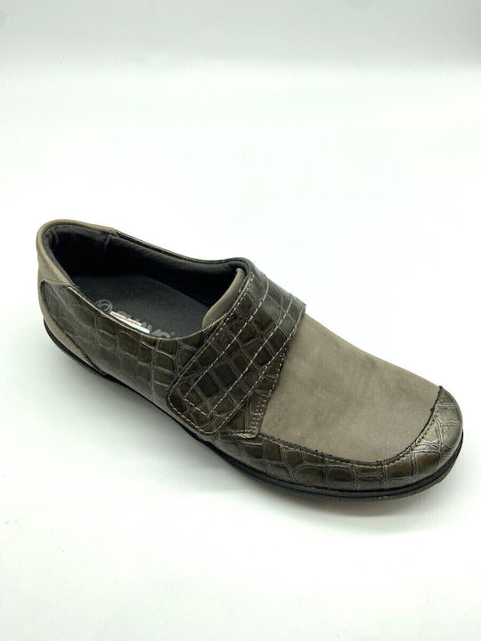 Damen Mokassins in Gray Farbe