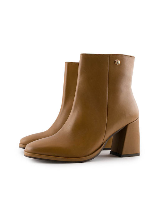 Top3 Damen Knöchelstiefel Tabac Braun